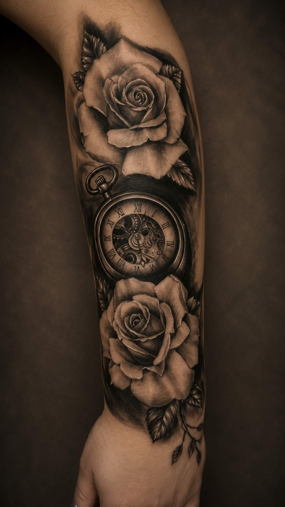 Rosen & Taschenuhr