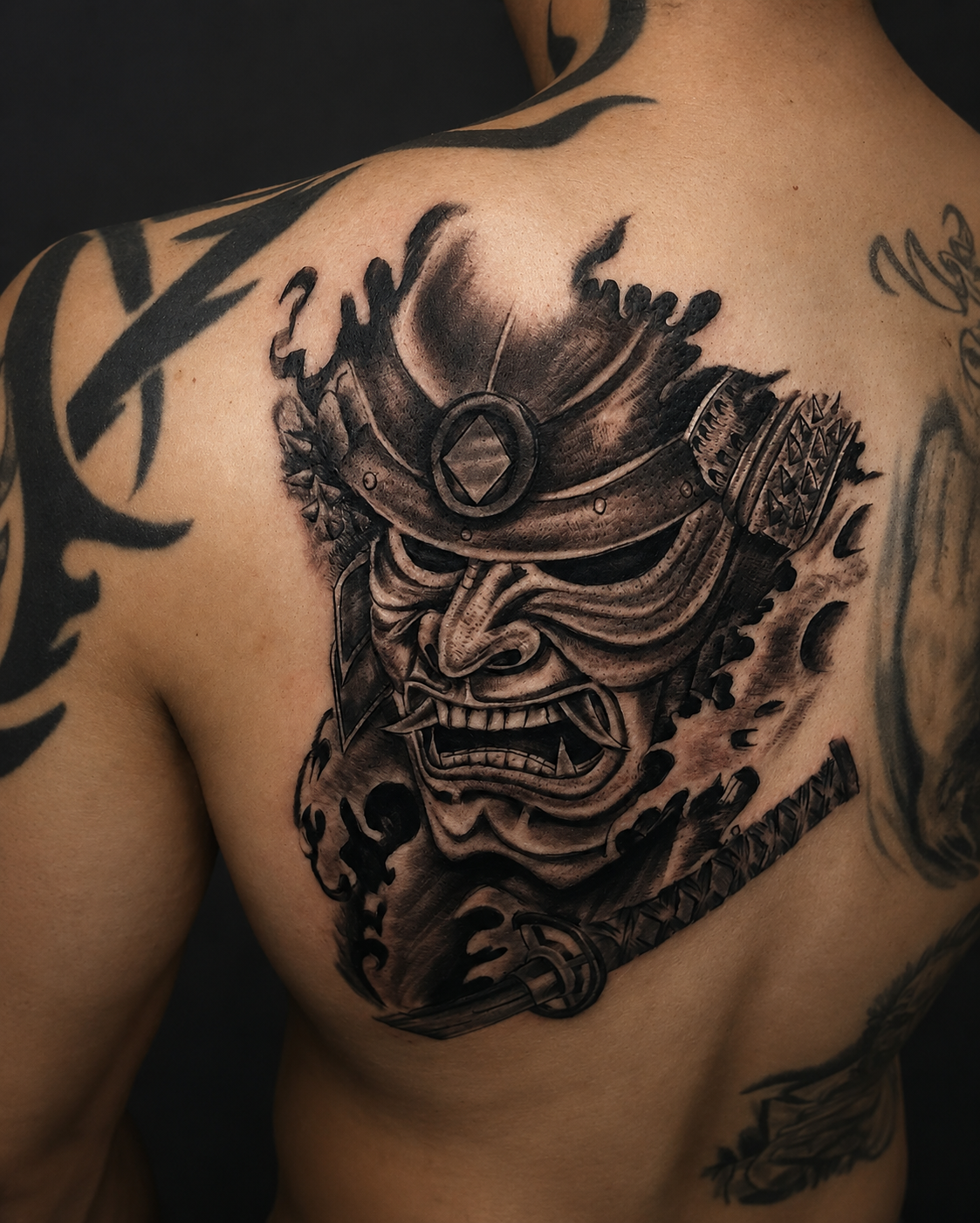 Samurai-Maske (R&uuml;cken)